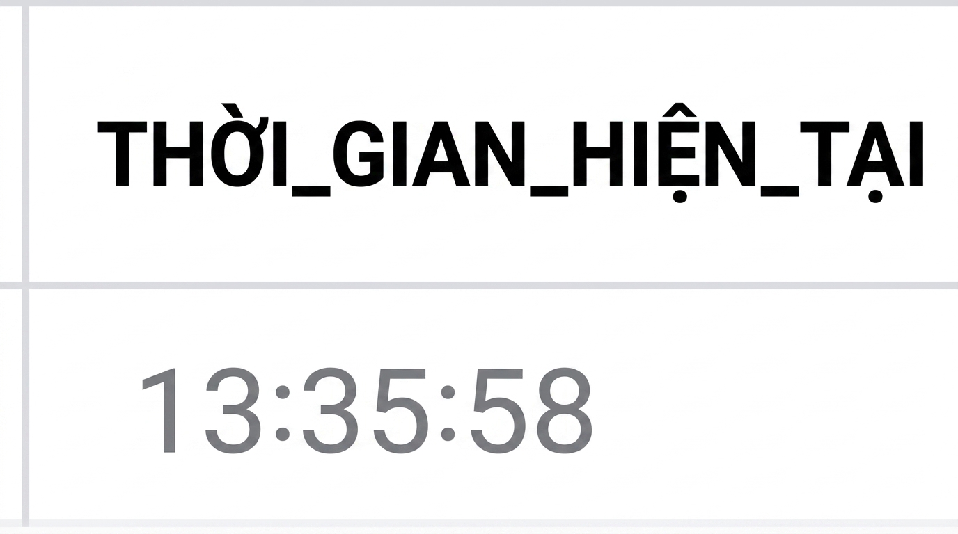 Kết quả giờ hiện tại