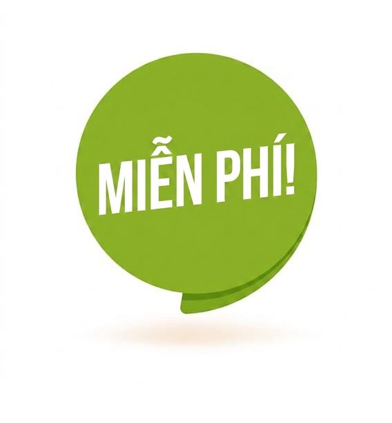 bong bóng với chữ free