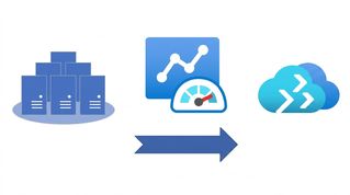 Biểu tượng cho datacenter, bảng điều khiển và Azure Migrate.png