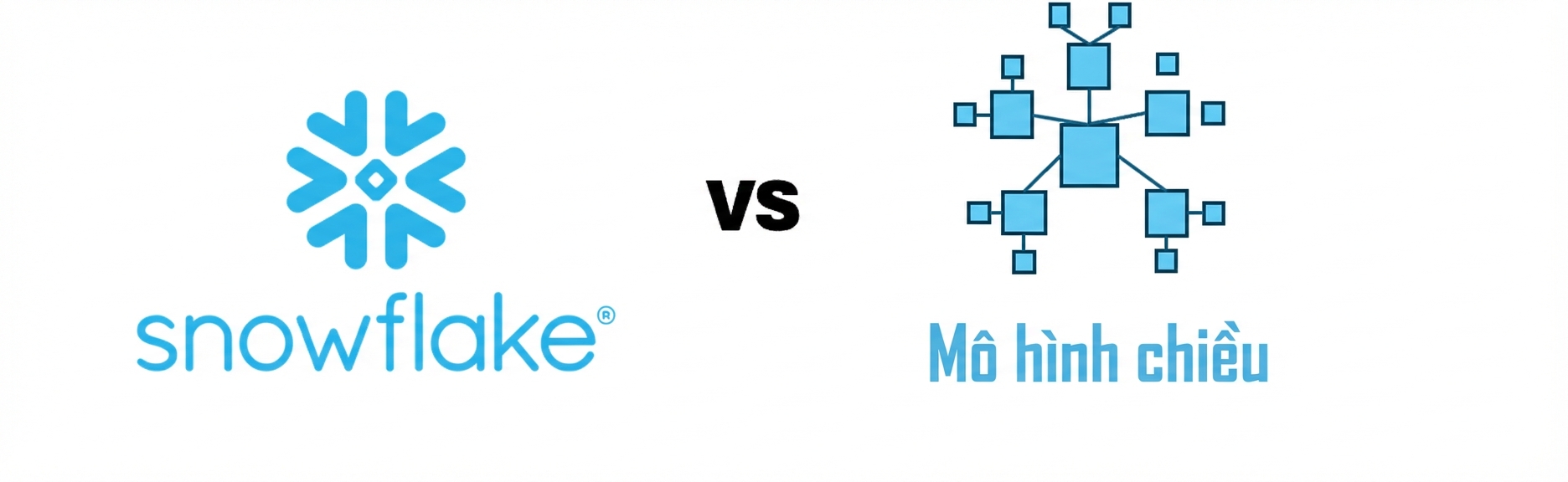 Snowflake, kho dữ liệu vs mô hình chiều