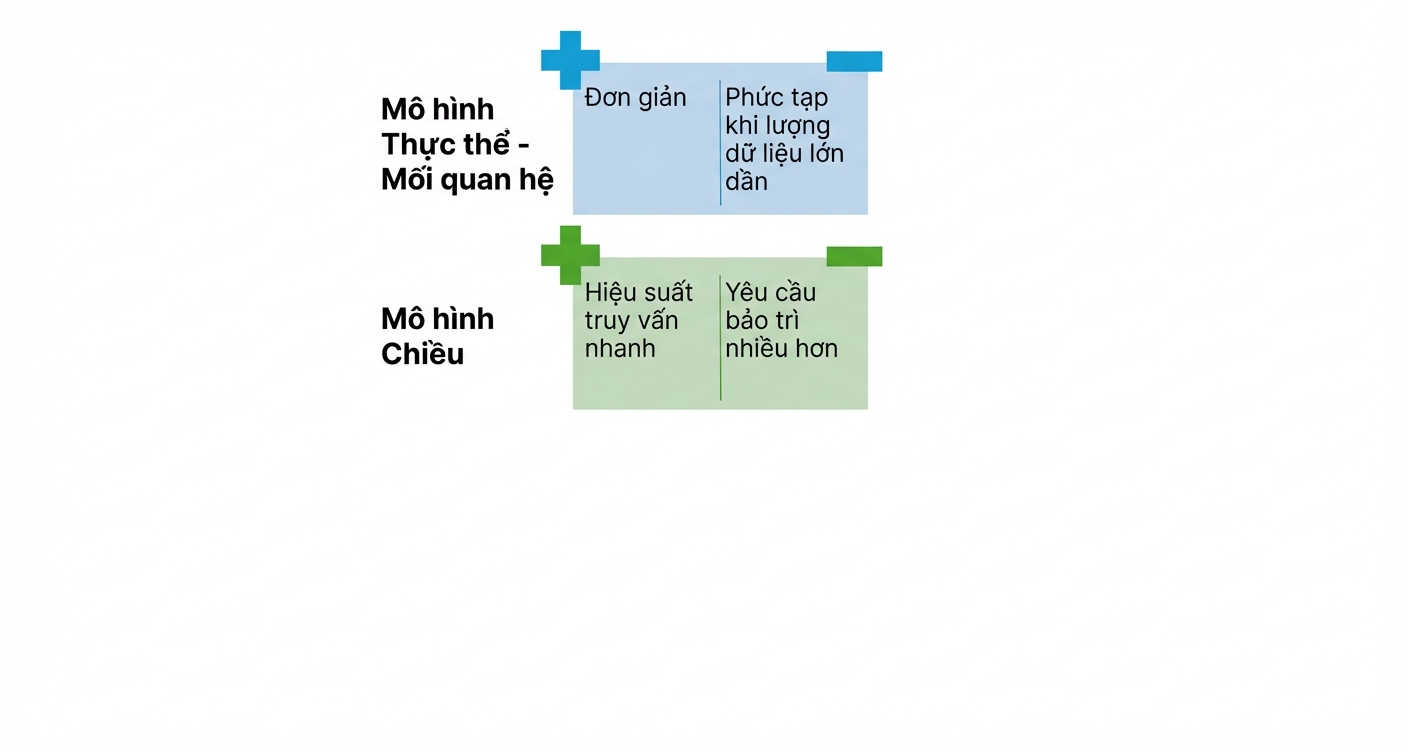 Ưu và nhược điểm của mô hình chiều