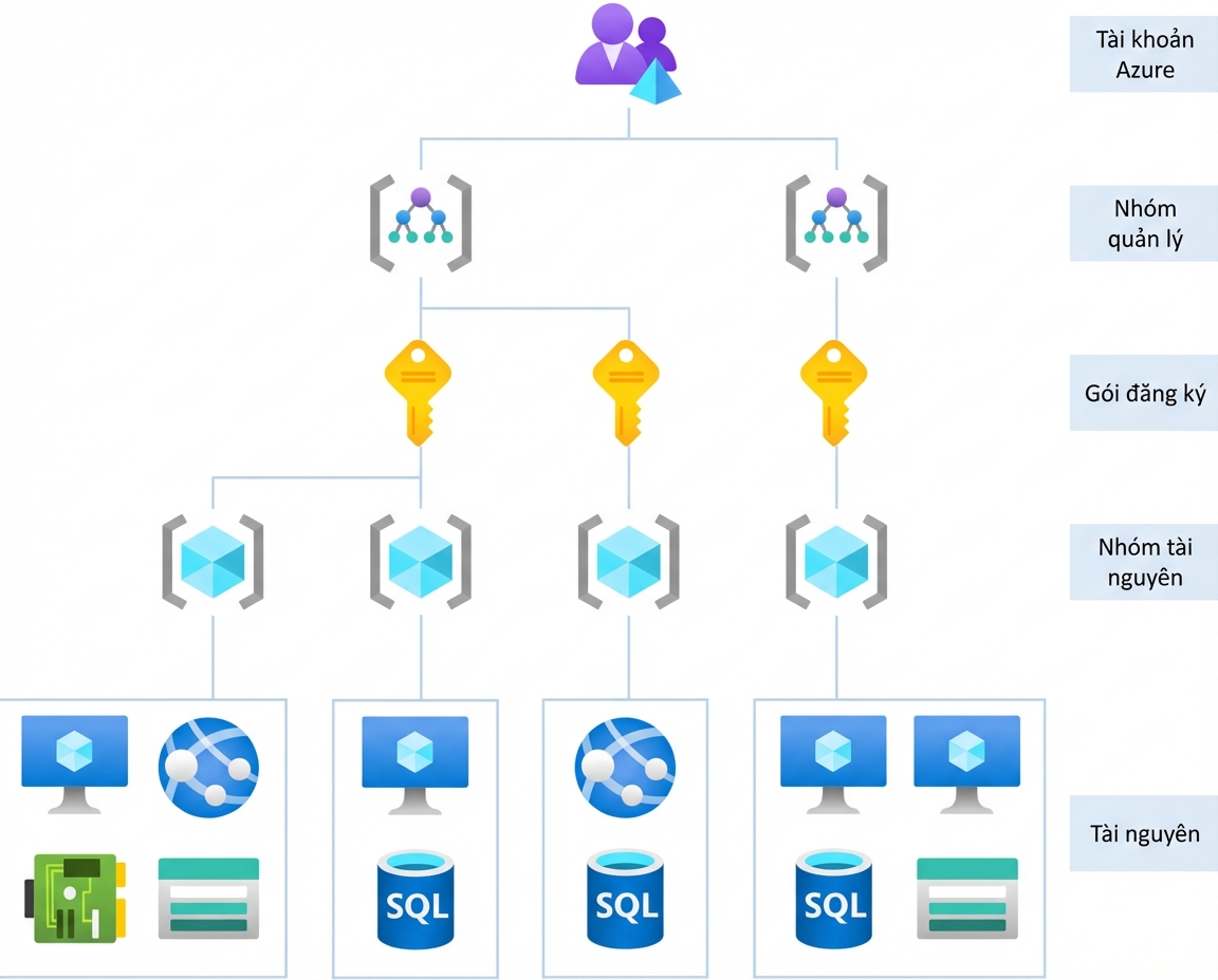 Cấu trúc phân cấp Azure