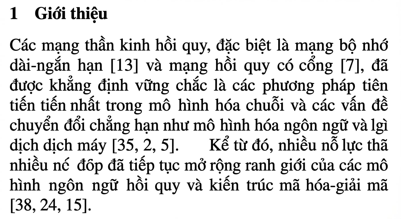 Đoạn đầu tiên trong phần giới thiệu của bài báo Attention is All You Need.
