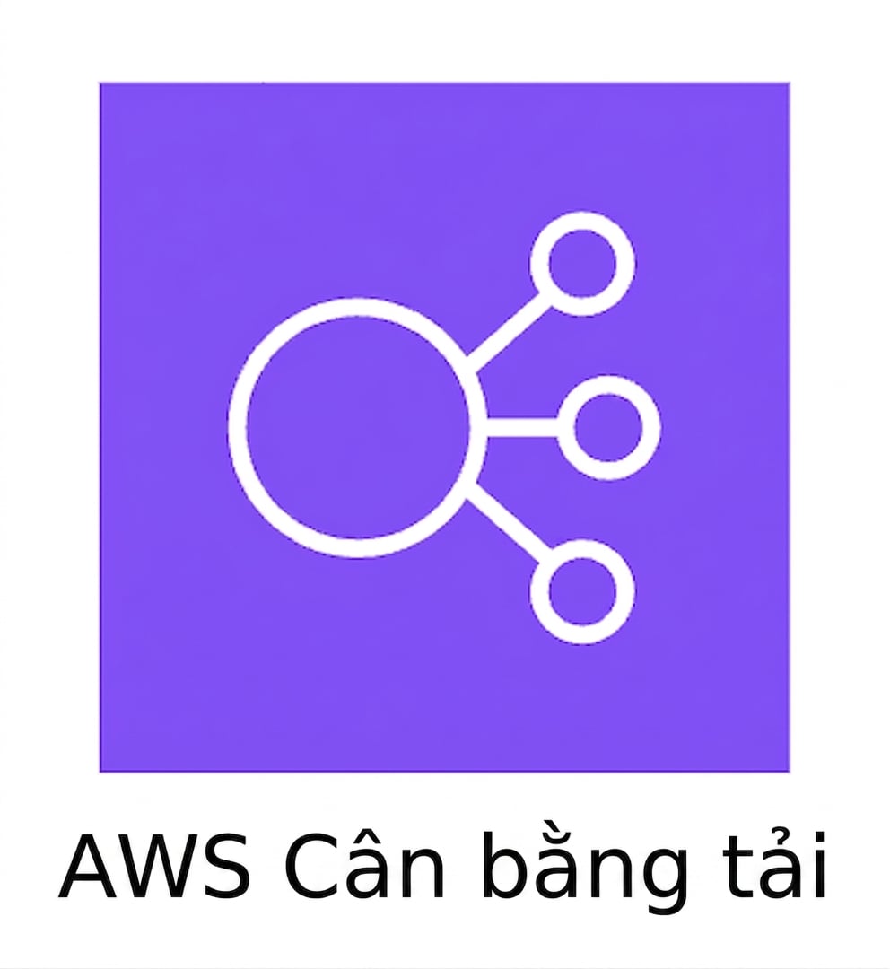 Biểu tượng AWS Load Balancer.