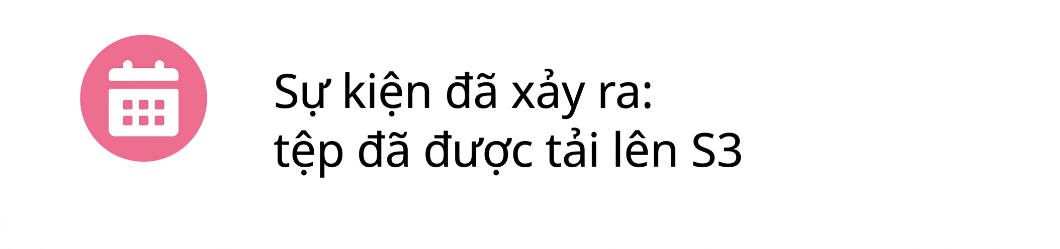 Biểu tượng tải tệp lên S3.