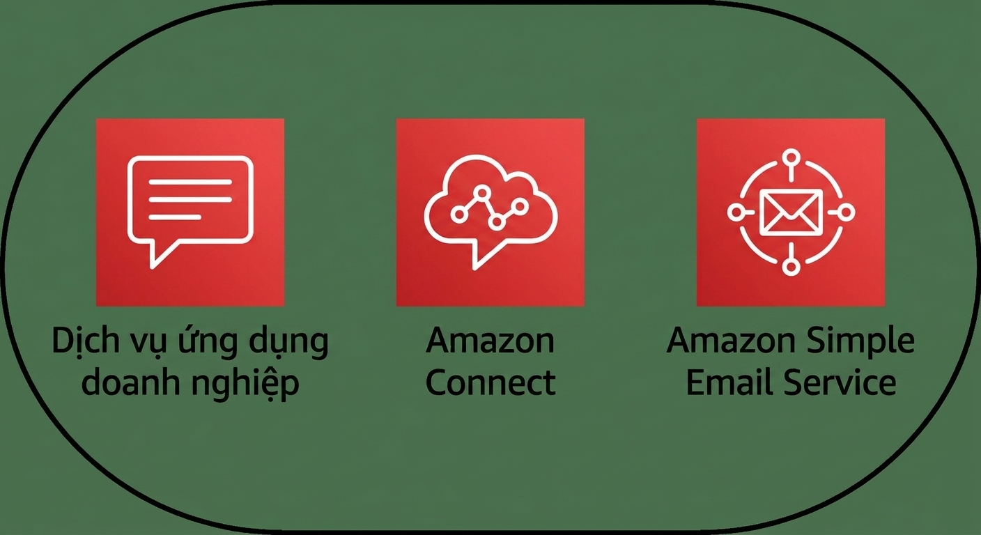 Tập hợp nhiều dịch vụ AWS thuộc nhóm dịch vụ ứng dụng doanh nghiệp.
