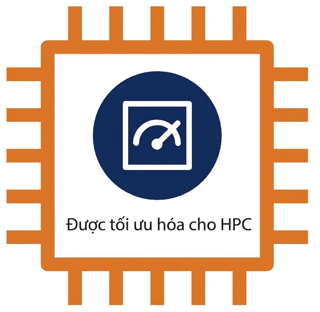 Biểu tượng EC2 hiển thị phiên bản tối ưu tính toán hiệu năng cao.