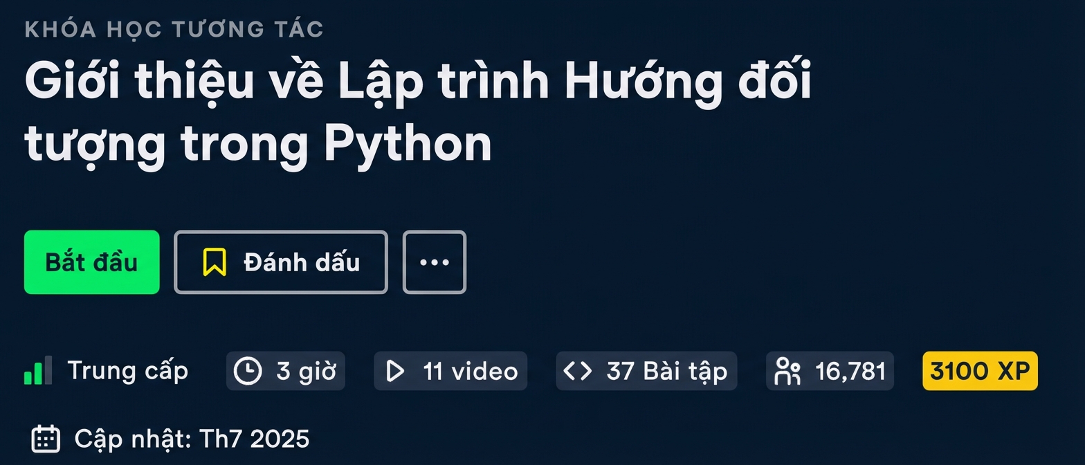 Giới thiệu lập trình hướng đối tượng