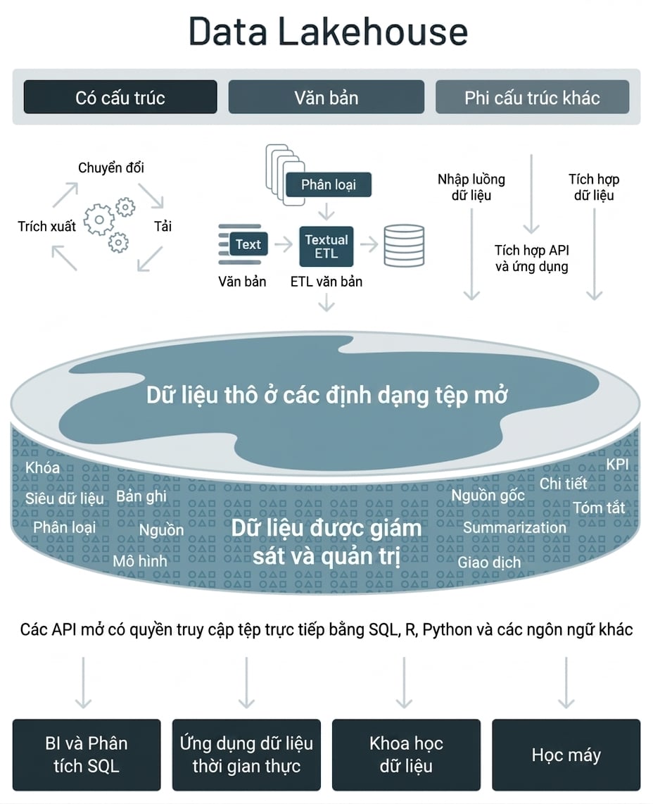 Sơ đồ tổng quan Databricks Lakehouse