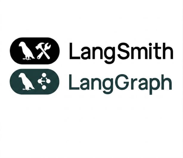 Logo LangSmith và LangGraph