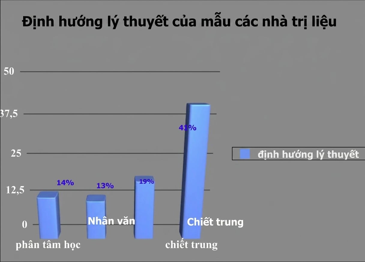 Biểu đồ cột về định hướng lý thuyết có chartjunk