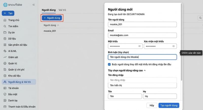 GIF tạo người dùng mới