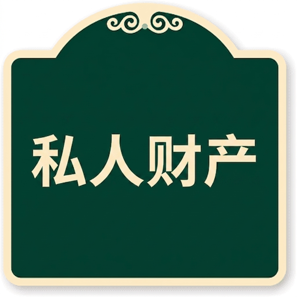 私人财产标志