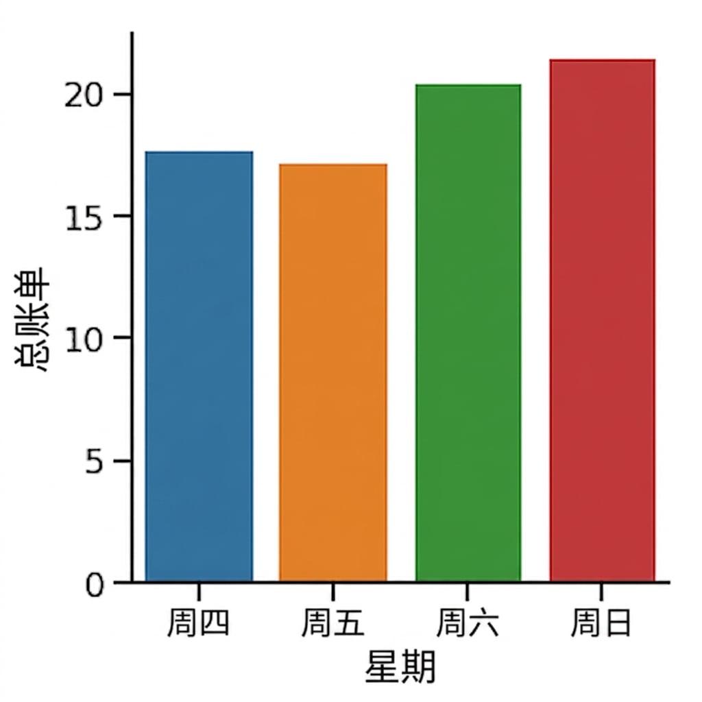 无置信区间的条形图