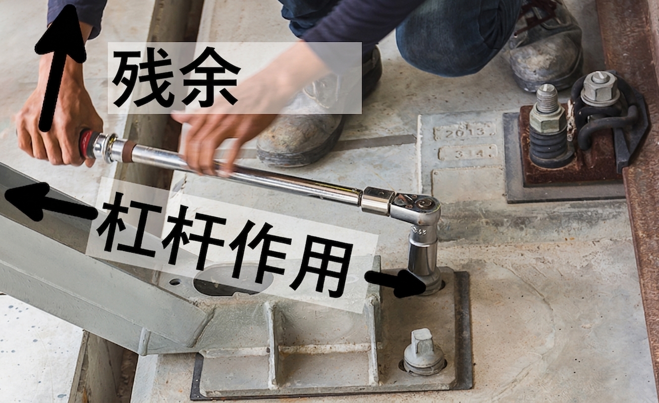 一个人在拧扳手