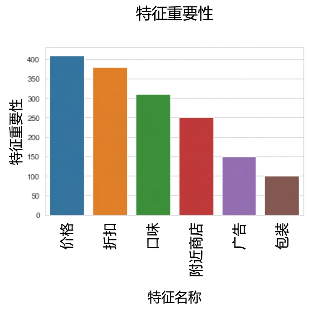 柱状图显示模型的正向特征重要性