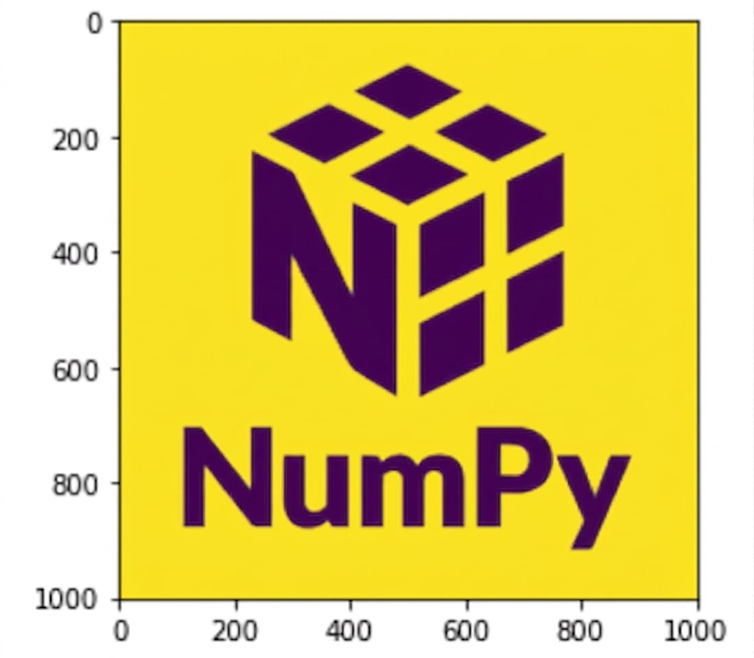 来自 NumPy 标志的红色通道图