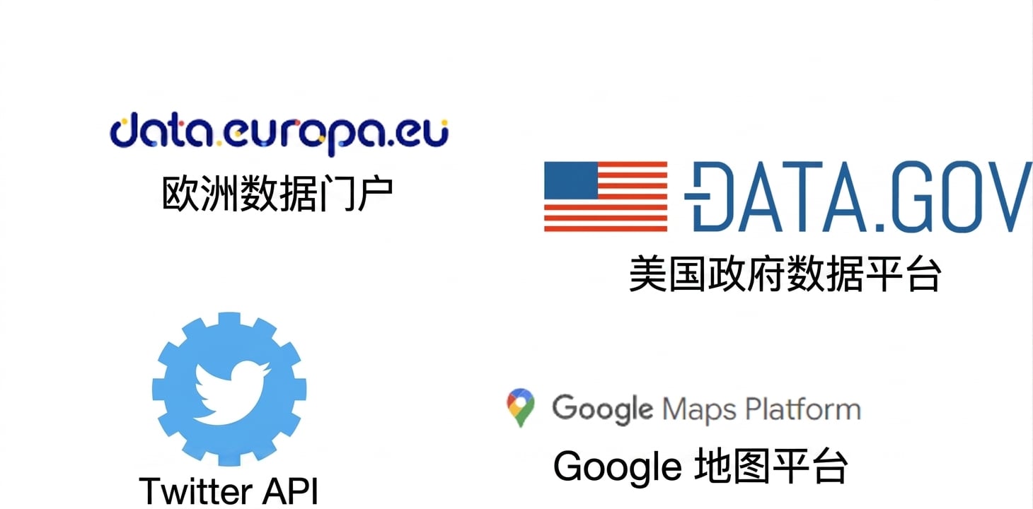欧盟/美国开放数据门户和部分 API 的标识