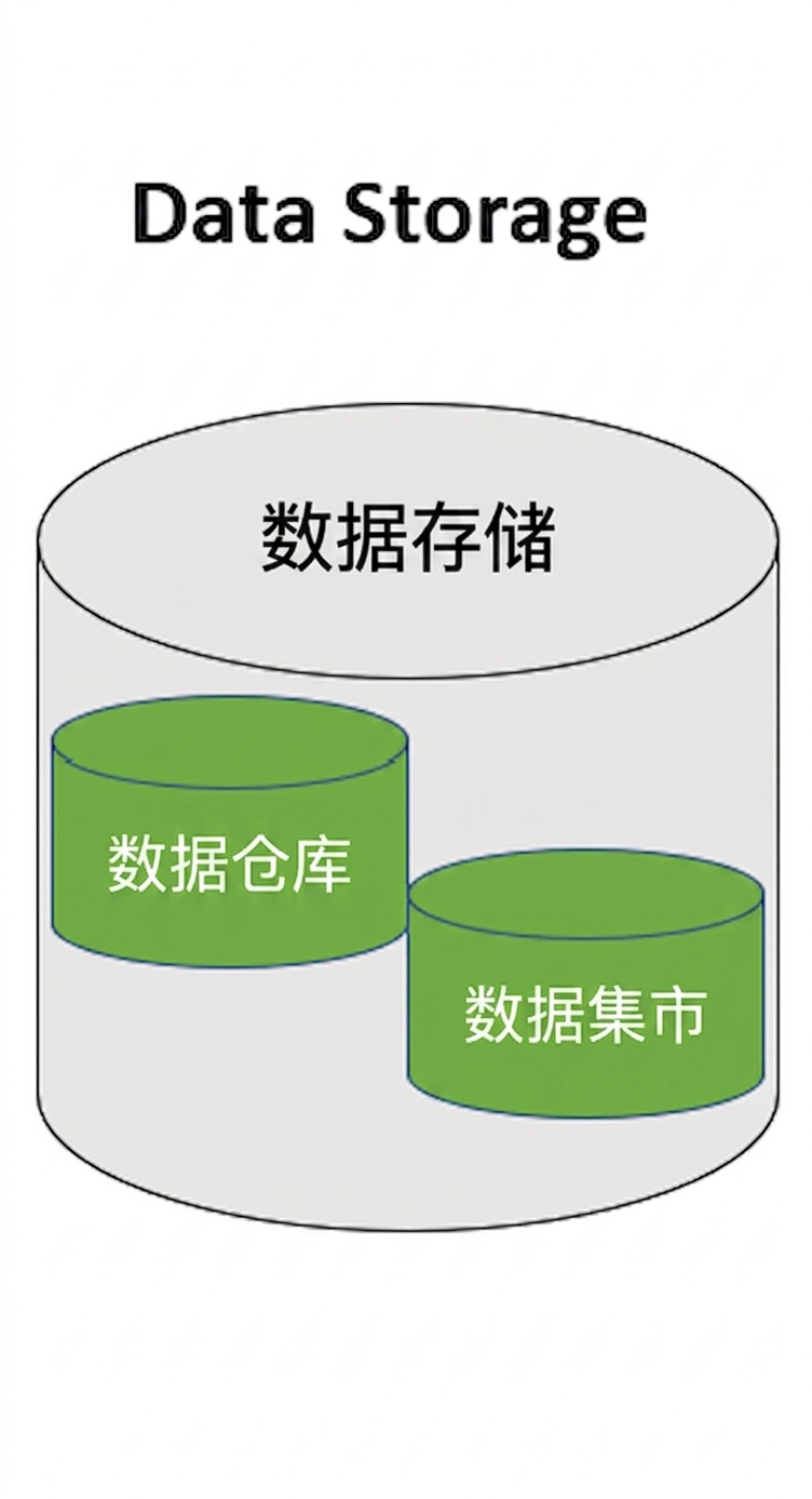 数据仓库存储层示意图