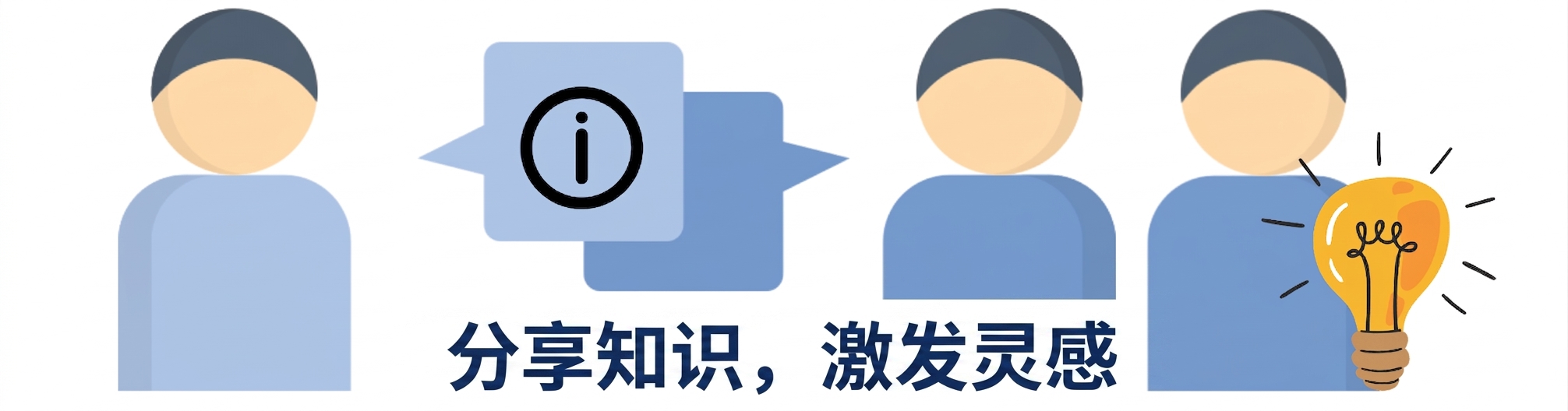 三人交流想法