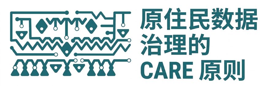CARE 原则（原住民数据治理）的标志。