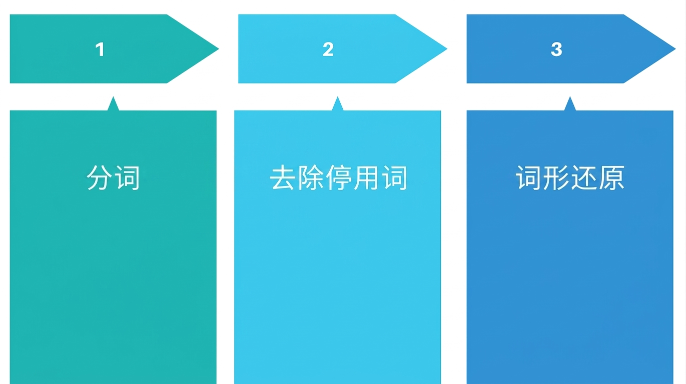 文本预处理的三步