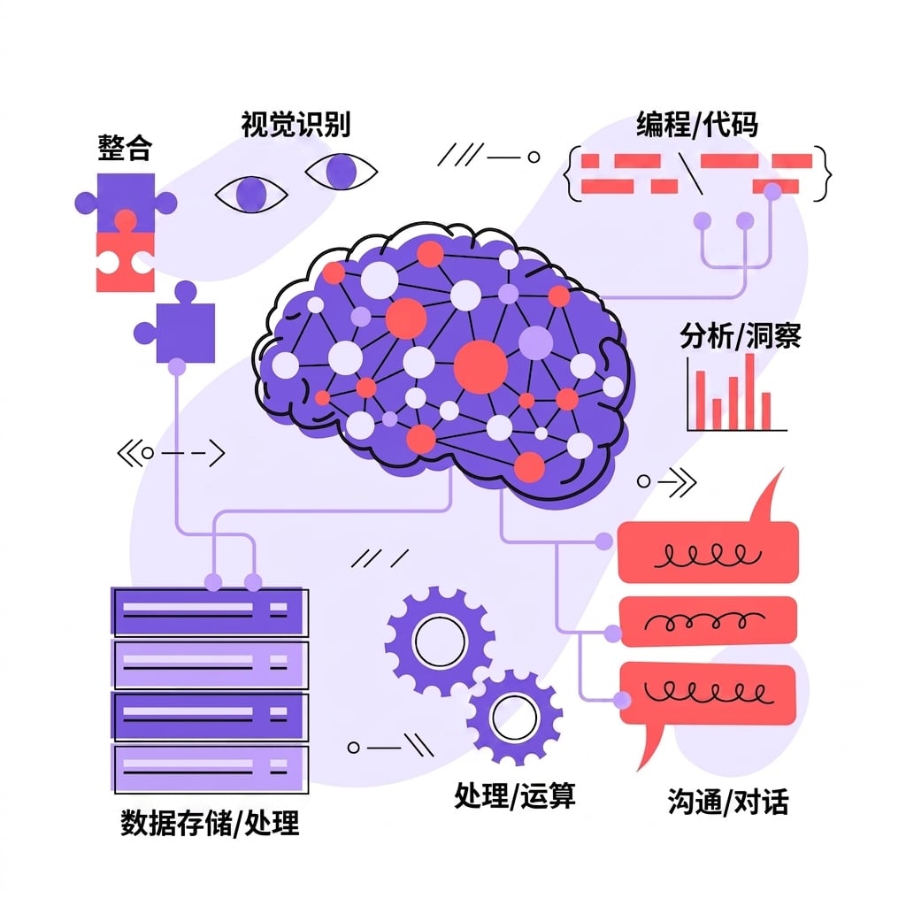 象征深度学习模型的插图