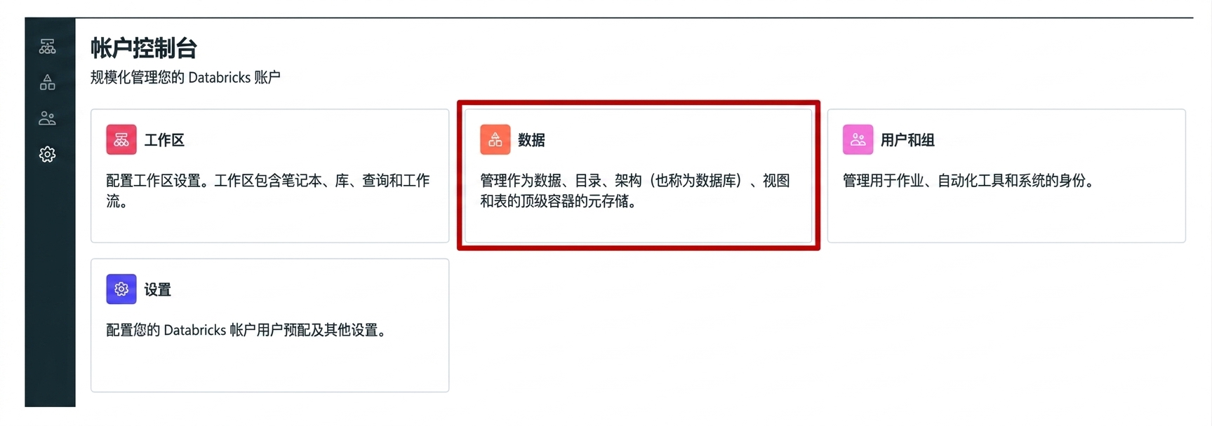 账户控制台 数据