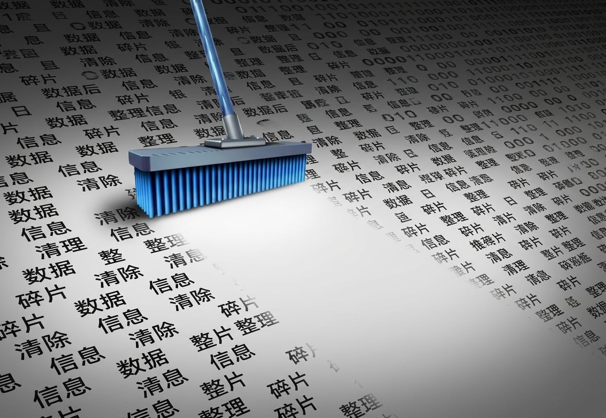 一把扫帚清理源代码并移除重复项的图像