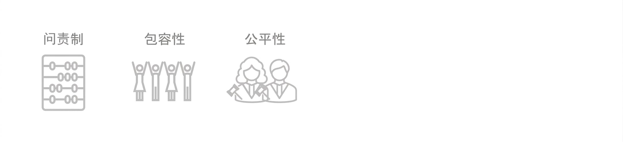 两位法官，旁写"公平性"。
