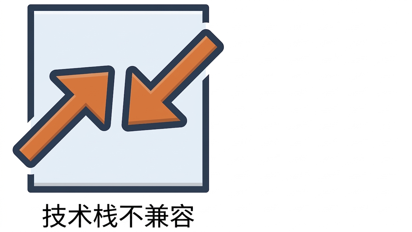 技术栈不兼容