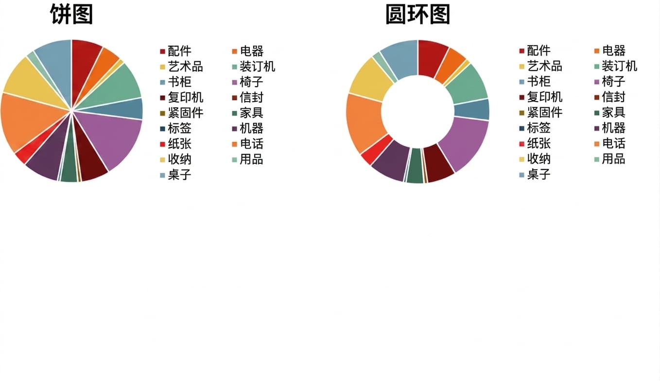错误的饼图示例