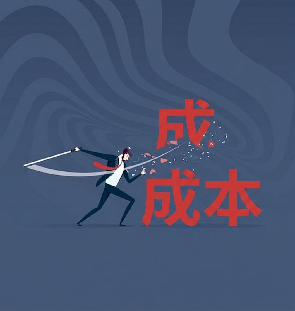 一人用剑砍掉单词 cost 中的字母 c
