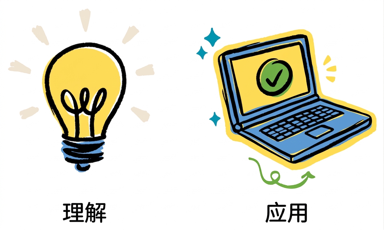代表使用的笔记本插图