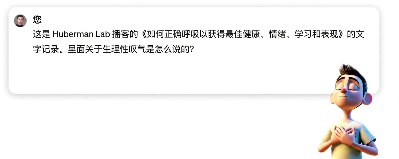 提示要求聊天机器人改写其提供的转录要点。