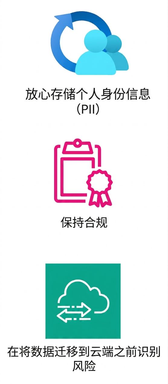 表示数据迁移前风险识别的图标。