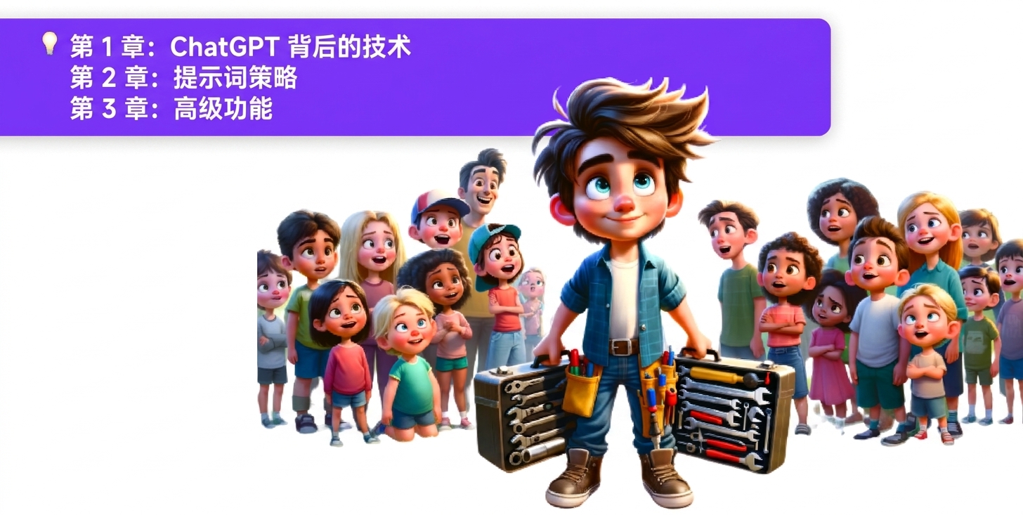 一个人手持工具，周围人注视的插图