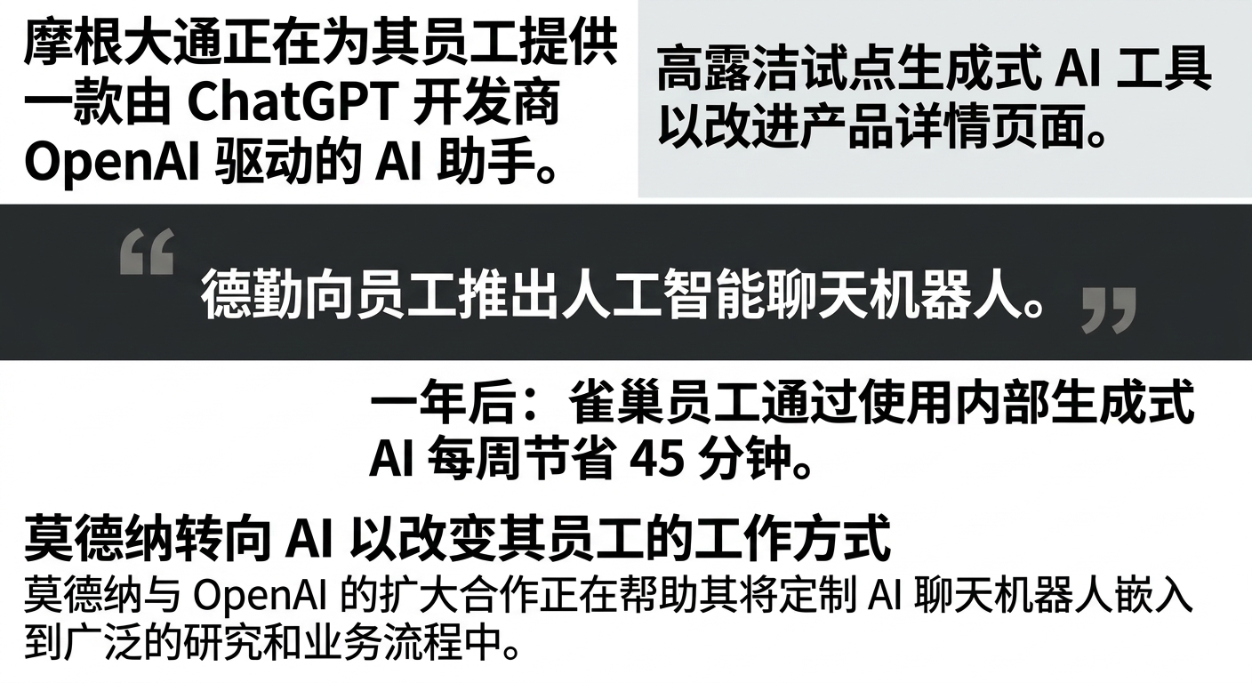 企业开发与采用 GPT 模型的新闻头条