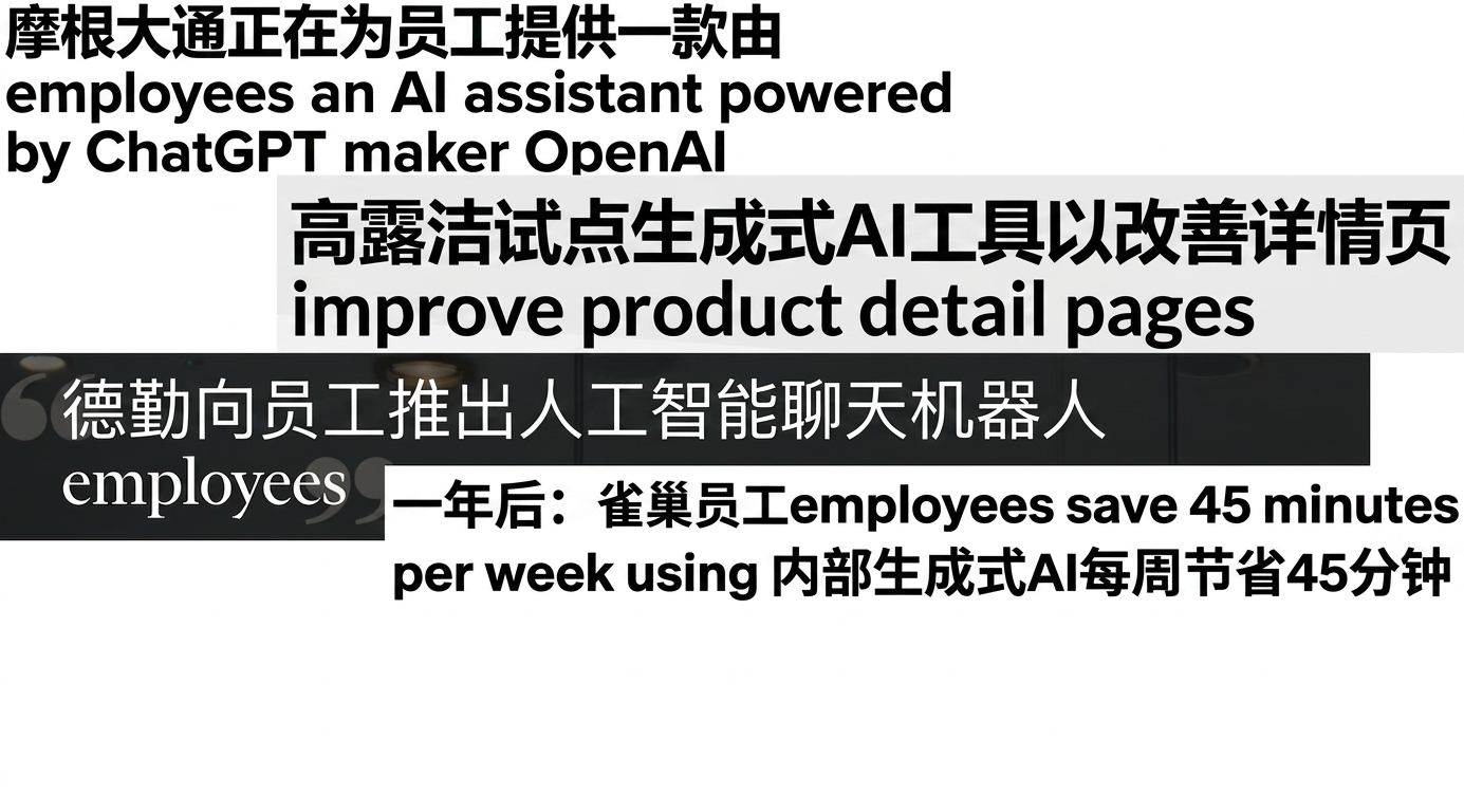 企业开发与采用 GPT 模型的新闻头条