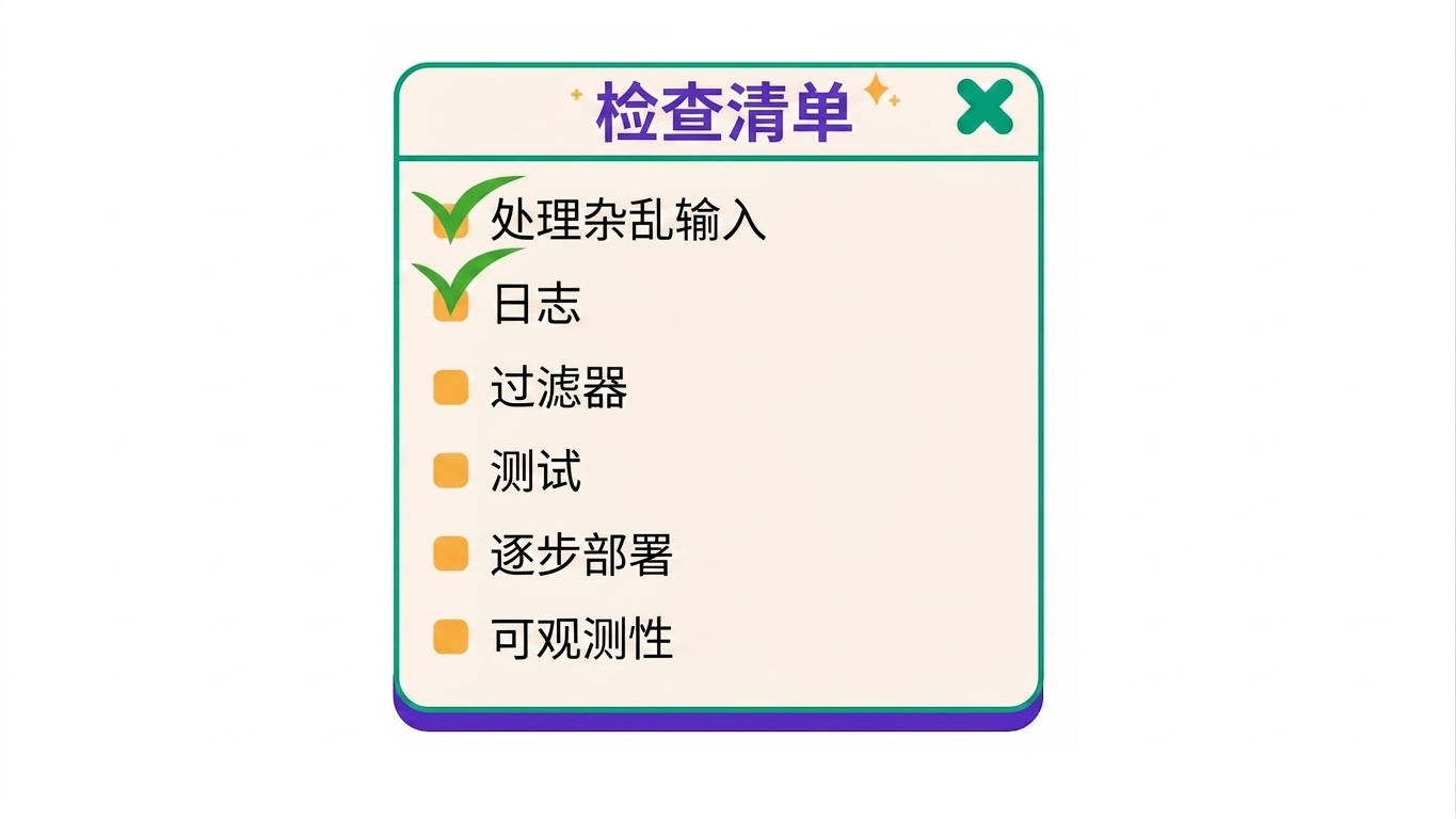 预发布清单