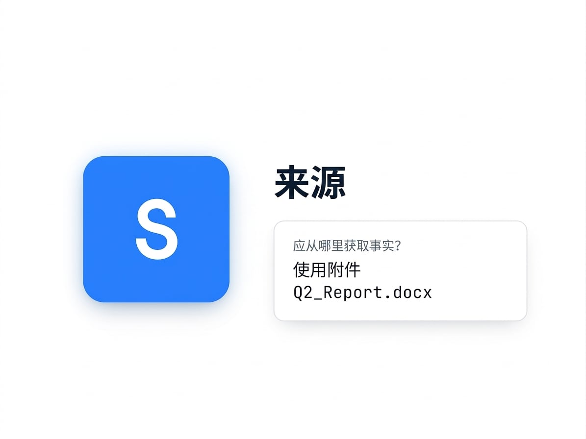 GCSE 框架中的"来源"瓷砖，附有简短示例提示