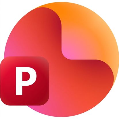 当前 Microsoft PowerPoint 应用图标