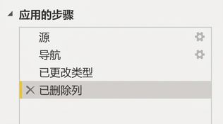 Power Query 中"关闭并应用"图标的截图，它会关闭编辑器并将转换步骤应用到数据，以便在 PowerBI 中进行分析。