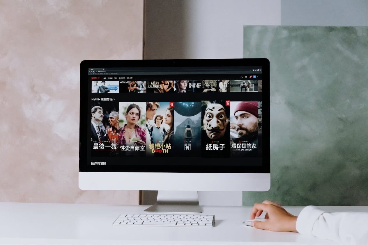Netflix 首頁畫面