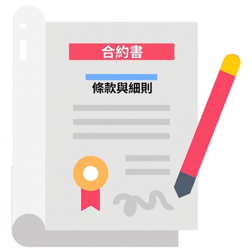 用筆在法律文件上勾選合規的插圖。