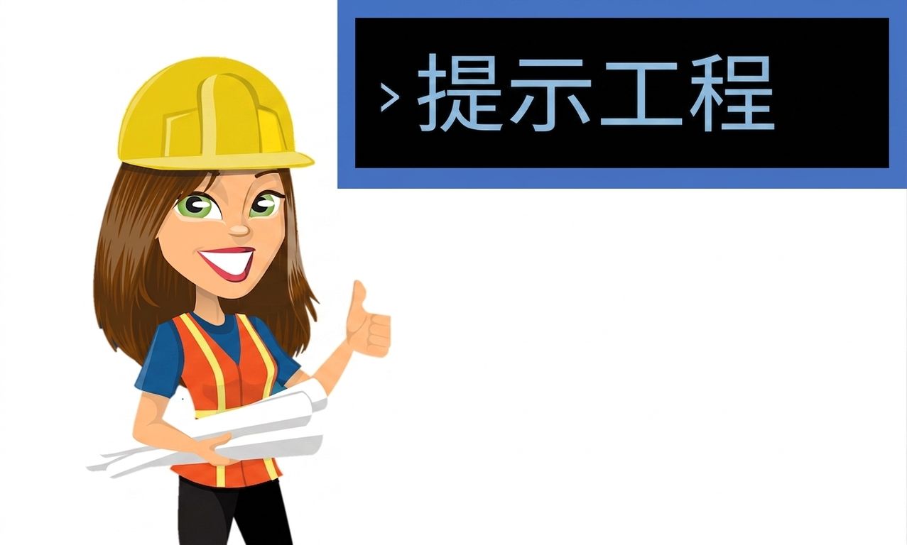 一張工程師介紹提示工程術語的圖片。
