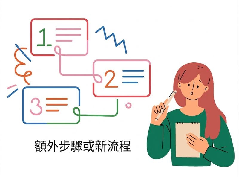 需要額外步驟或流程？