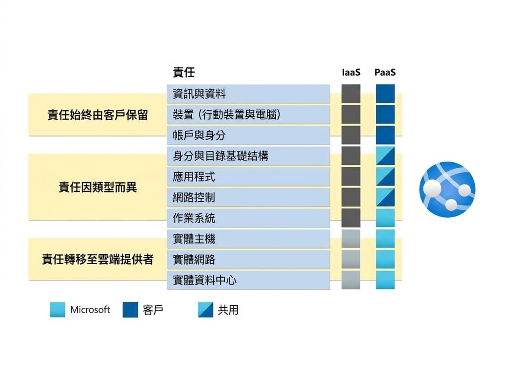 Platform as a Service Responsibility