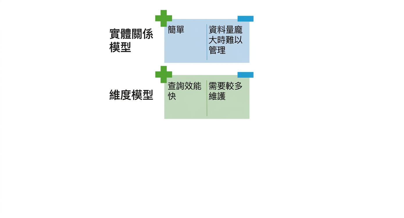 維度模型的優缺點