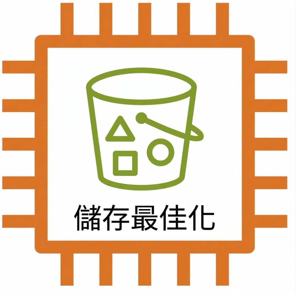 EC2 圖示：storage optimized instance。